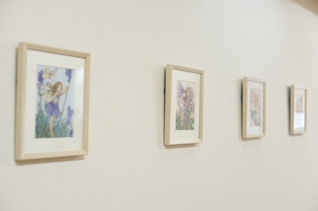 先生自作の刺繍アート